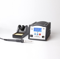 Large screen digital display lead-free soldering station