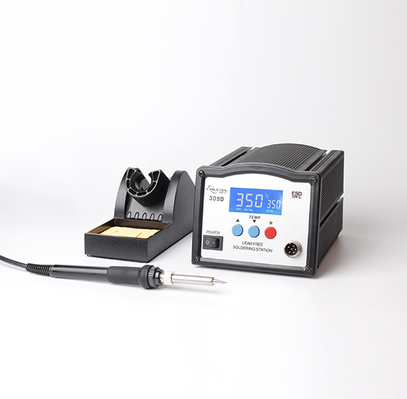 Large screen digital display lead-free soldering station